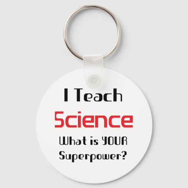 science teach key ring (Front)
