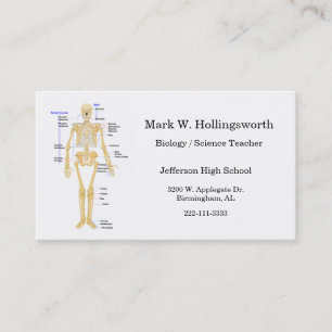 Science Teacher business cards