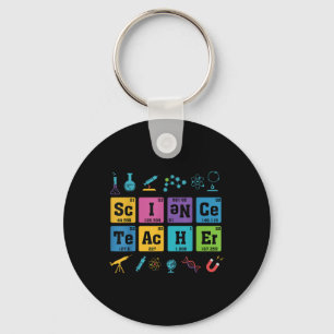Science Teacher Chemistry Elements Periodic Table Key Ring
