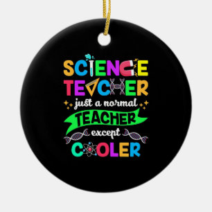Science Teacher Cool Ceramic Tree Decoration