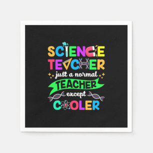 Science Teacher Cool Napkin