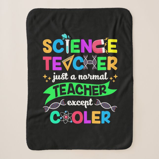 Science Teacher Cool Sherpa Blanket (Front)