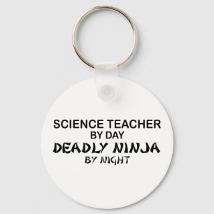 Science Teacher Deadly Ninja Key Ring