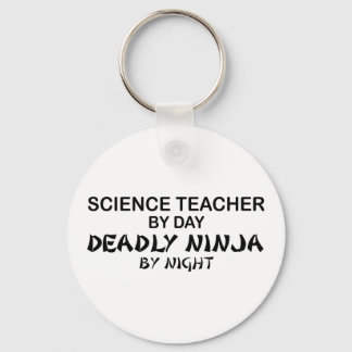 Science Teacher Deadly Ninja Key Ring