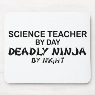 Science Teacher Deadly Ninja Mouse Mat
