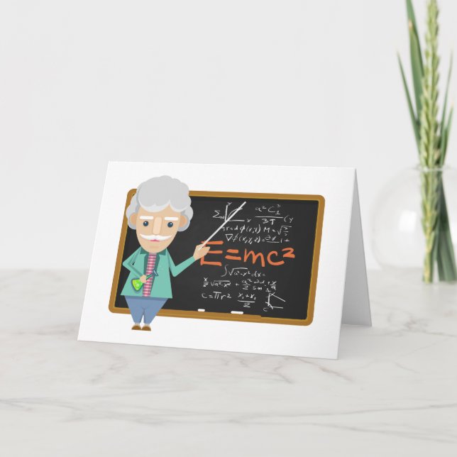 Science Teacher EMC2 Formula Card (Front)