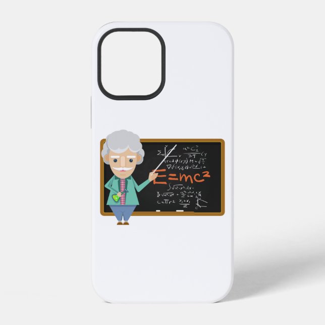 Science Teacher EMC2 Formula iPhone Case (Back)