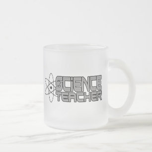 Science Teacher Frosted Glass Mug
