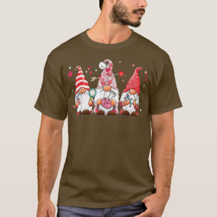 Science Teacher Gnome Teacherlife Valentine's Day T-Shirt