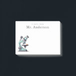 Science Teacher Microscope Lab Post-it Notes<br><div class="desc">Gift your science teacher a personalised notepad this year,  featuring a microscope and personalised with their name.</div>