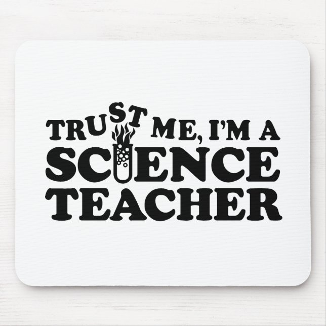 Science Teacher Mouse Mat (Front)
