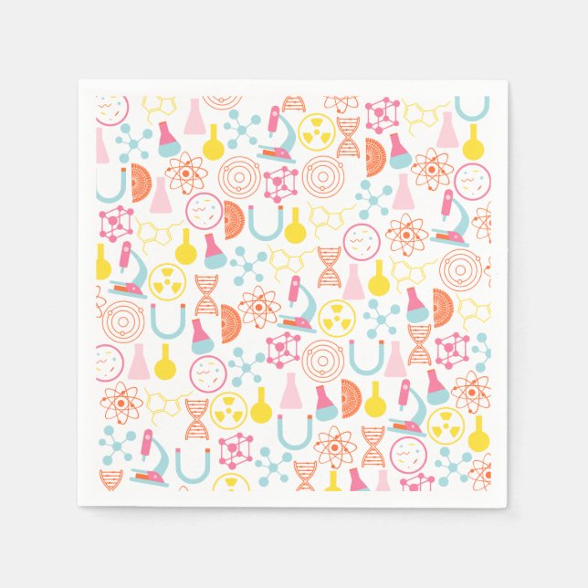 Science Teacher Paper Napkins (Front)