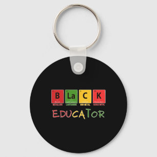 Science Teacher Periodic Table Black History Month Key Ring