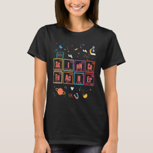 Science Teacher Periodic Table Of Elements School T-Shirt