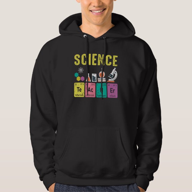 Science Teacher Physicist Physics Teacher Student Hoodie (Front)