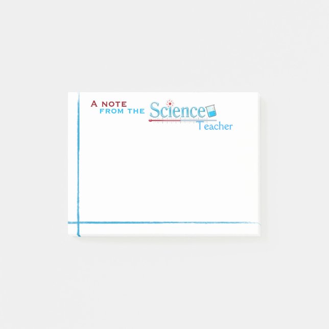 Science Teacher Post-it Notes (Front)