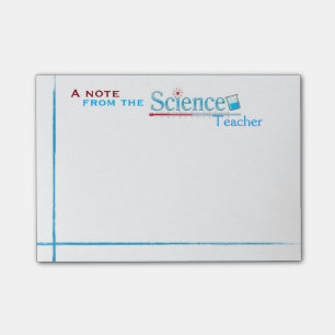 Science Teacher Post-it Notes
