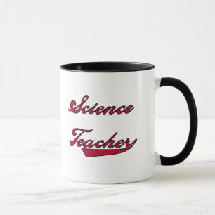 Science Teacher Red Tshirts and Gifts Mug