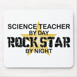 Science Teacher Rock Star by Night Mouse Mat