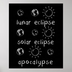 Science Teacher Space Men Kids Women Funny Science Poster