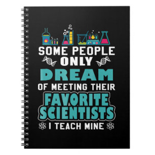 Science Teacher Teach Biology Chemistry Physics Notebook