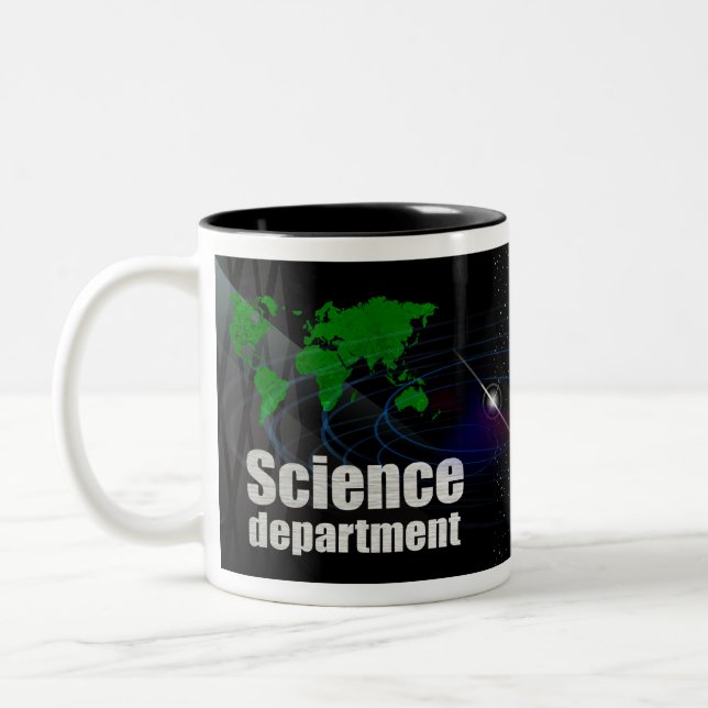 Science Teacher Two-Tone Coffee Mug (Left)