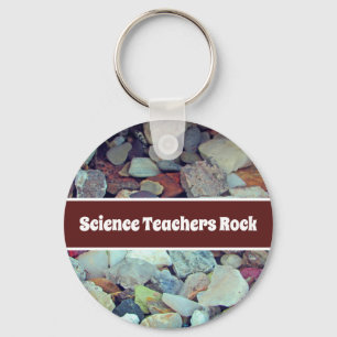 Science Teachers Rock Classroom Appreciation Key Ring