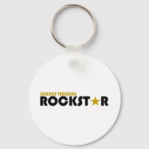 Science Teaching Rockstar Key Ring