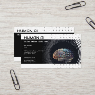 Science Technology   AI Engineer Business Card