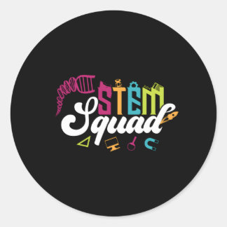 Science Technology Engineering Math Teacher Stem S Classic Round Sticker