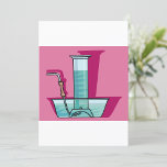 Science Test Tube Invitation<br><div class="desc">Introducing our "Scientific Elegance" Test Tube Invitations – the perfect blend of intellect and celebration! If you're planning an event that combines the thrill of discovery with the joy of gathering, these invitations are designed just for you. Picture this: a sleek, transparent test tube graphic adorning the front of each...</div>
