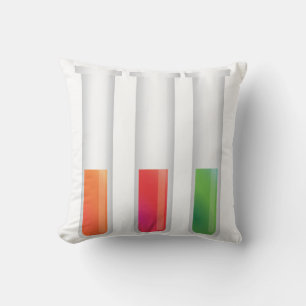 Science Test Tubes Cushion