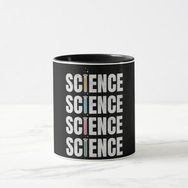 Science text design mug (Center)