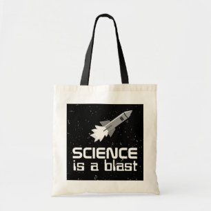 Science Tote Bag Rocket Science is a Blast Custom