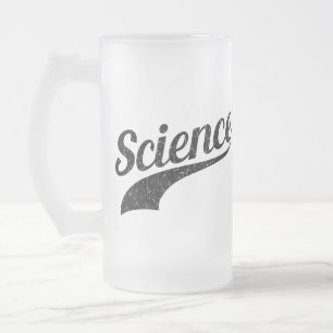 Science - True Believer Frosted Glass Beer Mug