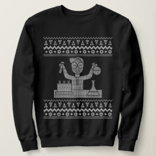 Science Ugly Sweater. Gift for Scientist. Sweatshirt