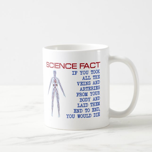 Science Veins Funny Mug (Right)