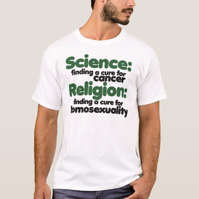 Science VS Religion T-Shirt (Front)