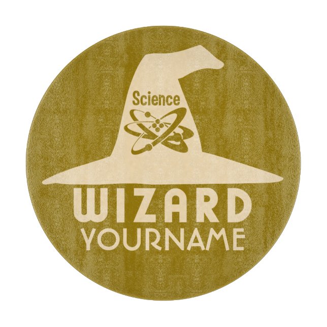 Science Wizard custom colour cutting board (Front)