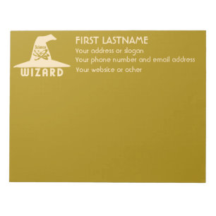 Science Wizard custom colour notepad