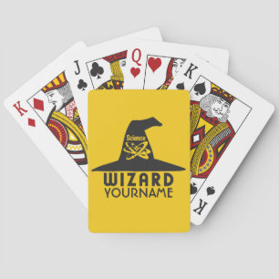 Science Wizard custom colour playing cards