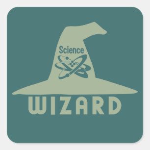 Science Wizard custom stickers