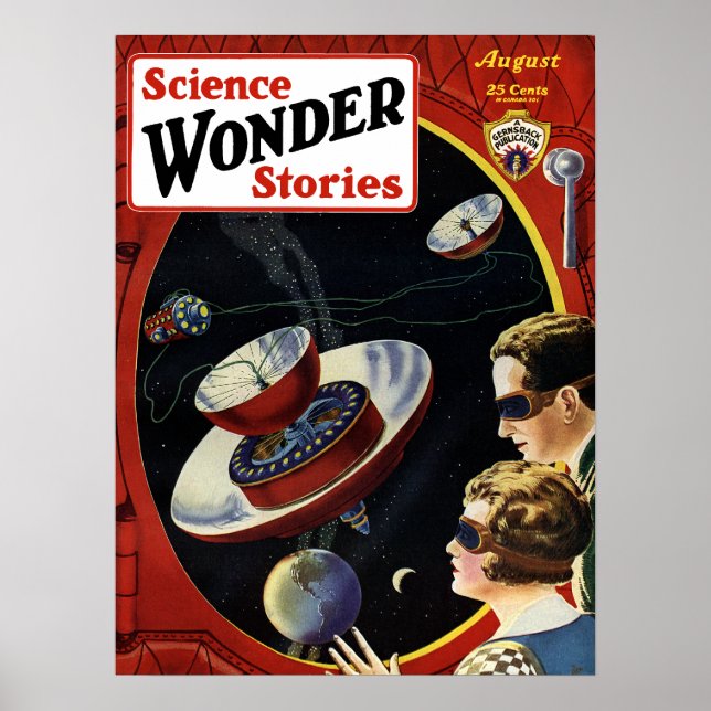 Science Wonder Stories Poster (Front)