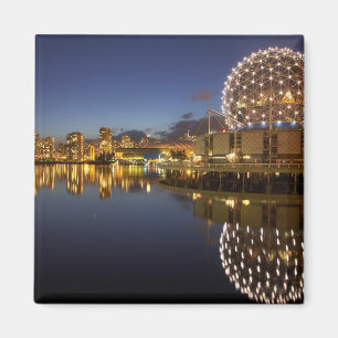 Science World and CBD reflected in False Creek, Magnet