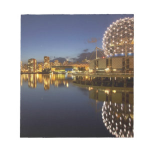 Science World and CBD reflected in False Creek, Notepad