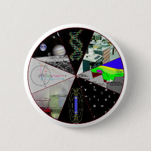 Sciences 6 Cm Round Badge