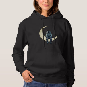 Scienec Geek Space Man Moon Astronaught Galaxy Hoodie