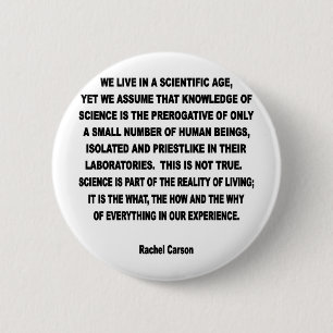 scientific age 6 cm round badge