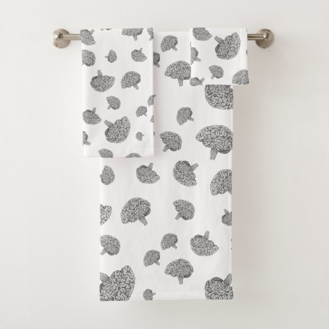 Scientific Brain Bath Towel Set (Insitu)