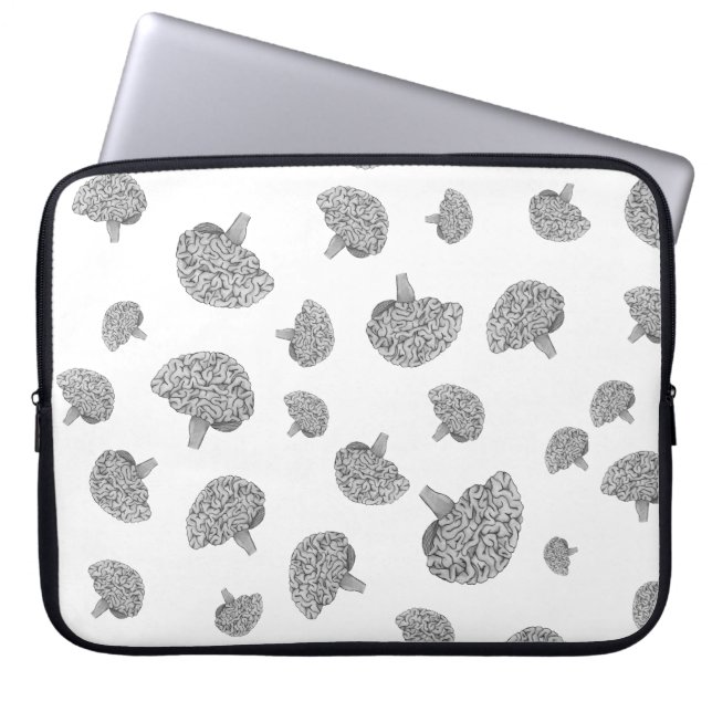 Scientific Brain Laptop Sleeve (Front)